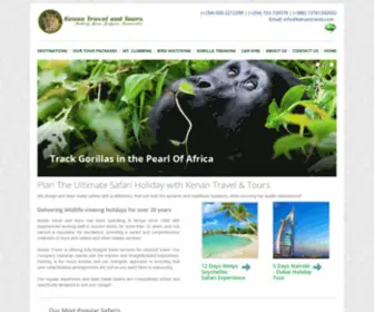 Kenantravel.com(East Africa Safari Tours Kenan Travel) Screenshot