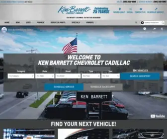 Kenbarrettautos.com(Ken Barrett Chevrolet Cadillac in Batavia) Screenshot