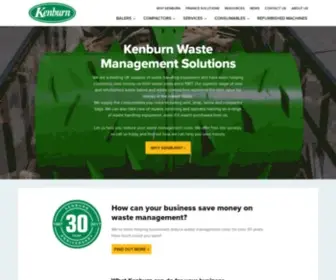 Kenburn.co.uk(Waste Management Solutions & Handling Equipment) Screenshot