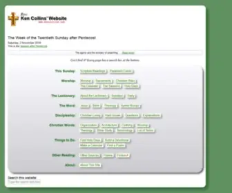 Kencollins.com(Ken Collins' Website) Screenshot