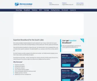 Kencomp.net(Superfast Broadband for the South Lakes) Screenshot