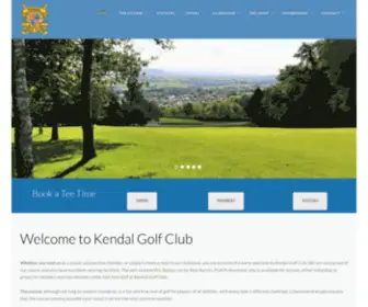 Kendalgolfclub.co.uk(Kendal Golf Club) Screenshot