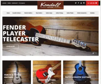 Kendallguitarshop.co.uk(Kendall Guitars Online Guitar Shop) Screenshot