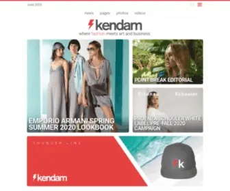 Kendam.com(Where fashion meets art and business) Screenshot