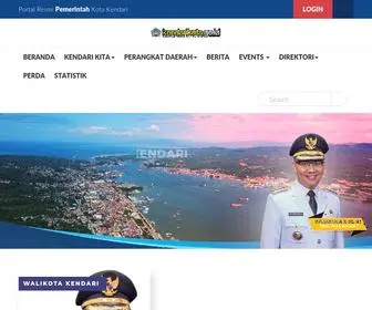 Kendarikota.go.id(Portal Resmi Pemerintah Daerah Kota Kendari) Screenshot