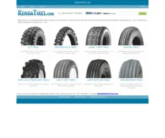 Kendatires.com(About Kenda Tires) Screenshot