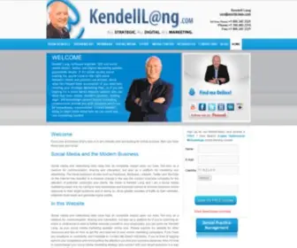Kendelllang.com(Social Media Marketing Keynote Speaker) Screenshot