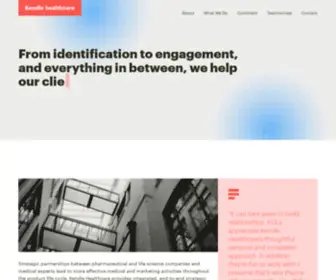 Kendlehealthcare.com(Key Opinion Leader (KOL) Mapping Identification & Engagement) Screenshot