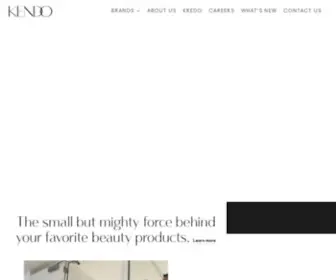 Kendobrands.com(Innovative Beauty Brand Incubator) Screenshot