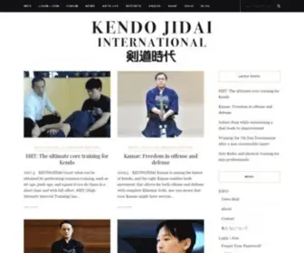 Kendojidai.com(Kendo Jidai International) Screenshot