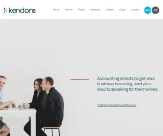 Kendons.co.nz(Adding Value To Business) Screenshot