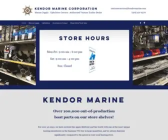 Kendormarine.com(Kendor Marine Corporation) Screenshot