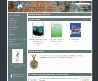 Kendormusic.com(Kendor Music Publishing) Screenshot