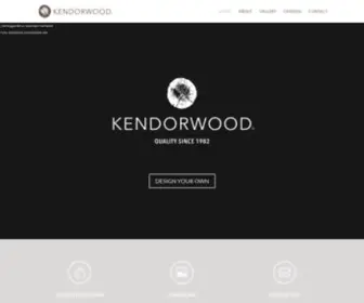 Kendorwood.com(Design your own custom cabinet doors. Kendor Wood) Screenshot