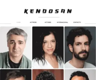 Kendosan.com(Representación de actrices y actores) Screenshot