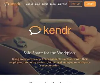 Kendr.com(Safe space for the workspace) Screenshot