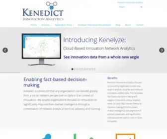 Kenedict.com(Innovation Data Analytics and Visualization) Screenshot