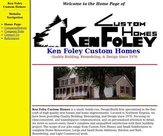 Kenfoley.com(Ken Foley Custom Homes) Screenshot