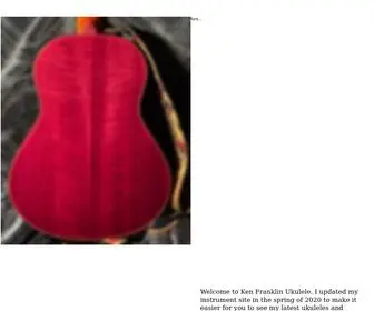 Kenfranklinukulele.com(Mysite) Screenshot