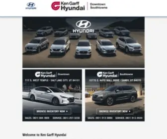 Kengarffhyundai.com(Ken Garff Hyundai) Screenshot