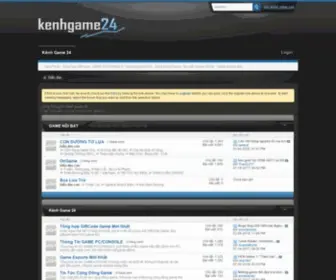 Kenhgame24.com(Cổng) Screenshot