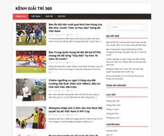 Kenhgiaitri360.com(Kênh Giải Trí 360) Screenshot