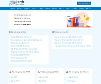 Kenhgiaovien.com(Kho tài liệu giảng dạy dành cho giáo viên) Screenshot