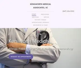 Kenilworthallergyandasthma.com(Kenilworth Medical Associates) Screenshot