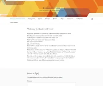 Kenilworthcourt.com(Kenilworth Court) Screenshot