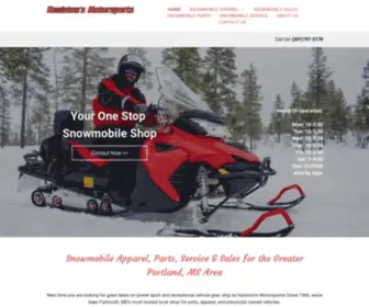 Kenistons.com(Snowmobile Apparel Portland) Screenshot