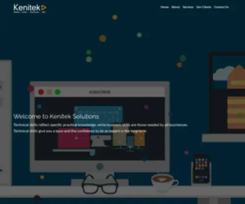 Kenitek.com(Website designing in noida) Screenshot