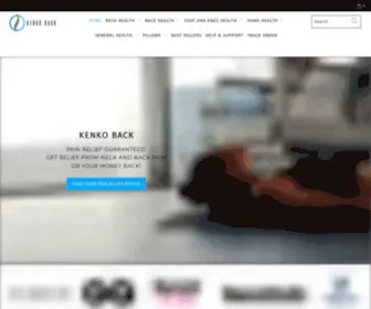 Kenkoback.com(Neck and Back Pain Solution) Screenshot