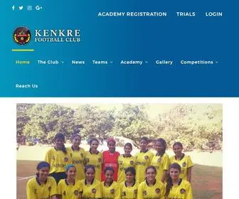 Kenkresports.com(Football Clubs in Mumbai) Screenshot