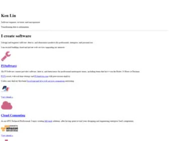 Kenlin.com(Ken Lin) Screenshot