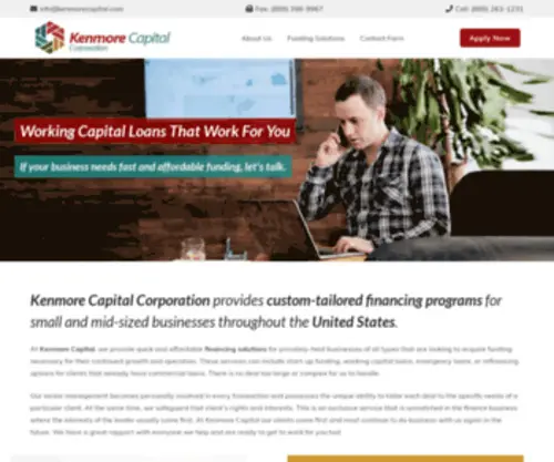 Kenmorecapital.com(Kenmore Capital Corporation) Screenshot