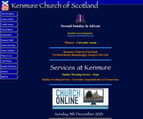 Kenmure-Church.co.uk(Kenmure Church) Screenshot