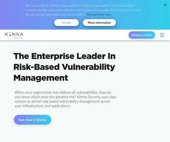 Kennasecurity.com(Risk-Based Vulnerability Management) Screenshot