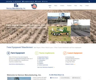 Kenncomfg.com(Kennco Farming Equipment) Screenshot