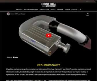 Kennebell.net(Kenne Bell Superchargers) Screenshot