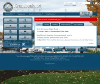 Kennebunkportme.gov(Town of Kennebunkport) Screenshot