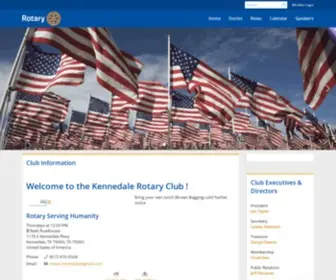 Kennedalerotaryclub.com(Kennedale Rotary Club) Screenshot