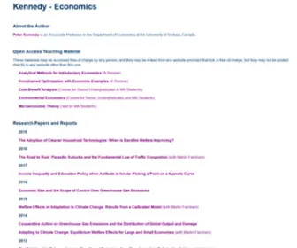 Kennedy-Economics.ca(Kennedy Economics) Screenshot