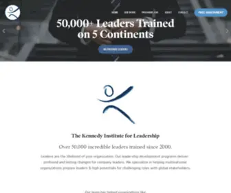 Kennedy-Institute.com(The Kennedy Institute For Leadership) Screenshot