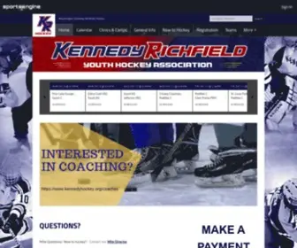 Kennedyhockey.org(Bloomington Kennedy/Richfield Hockey) Screenshot