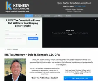 Kennedytaxsolutions.com(Dale Kennedy) Screenshot