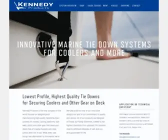 Kennedytiedown.com(Cooler Tie Downs) Screenshot