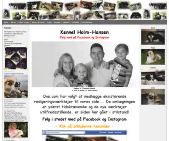 Kennelholm-Hansen.dk(Kennel Holm) Screenshot