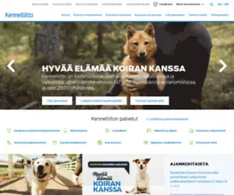 Kennelliitto.fi(Hyvää elämää koiran kanssa) Screenshot