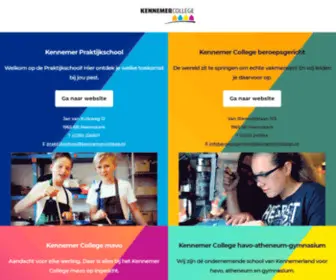 Kennemercollege.nl(Kennemer College) Screenshot