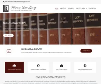 Kennerlawgroup.com(Civil Litigation Lawyers) Screenshot